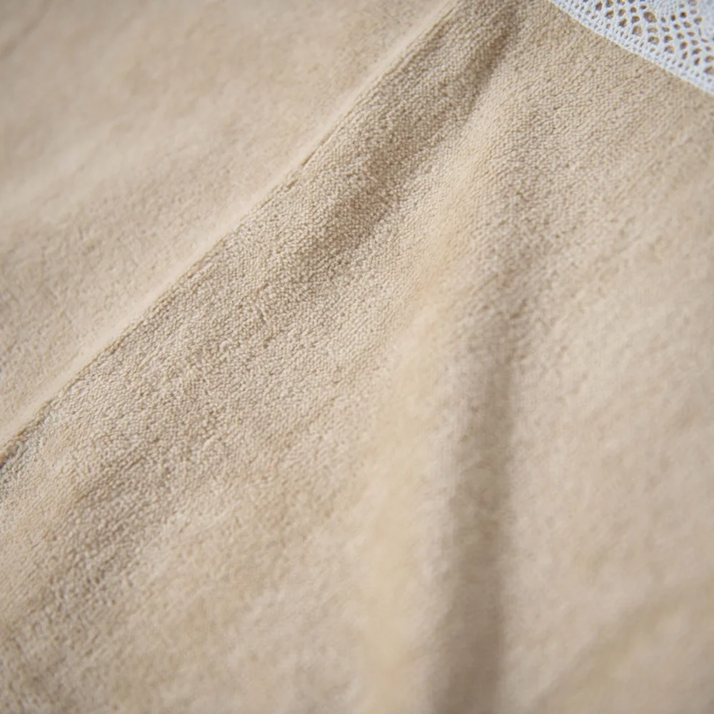 Vintage Terry Cloth & Lace Hand Towels/Placemats Set of 3
